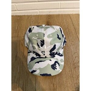 Adidas Mens Green Camo Hat Cap Athletic Size Adjustable